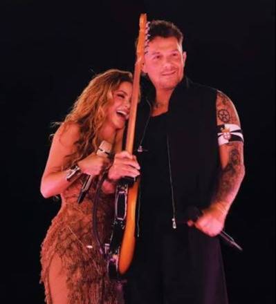 Shakira y Alejandro Sanz cantan juntos 